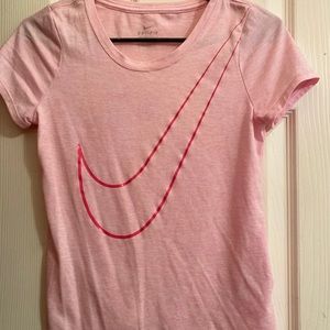 Nike Kids DriFit Pink shirt size L